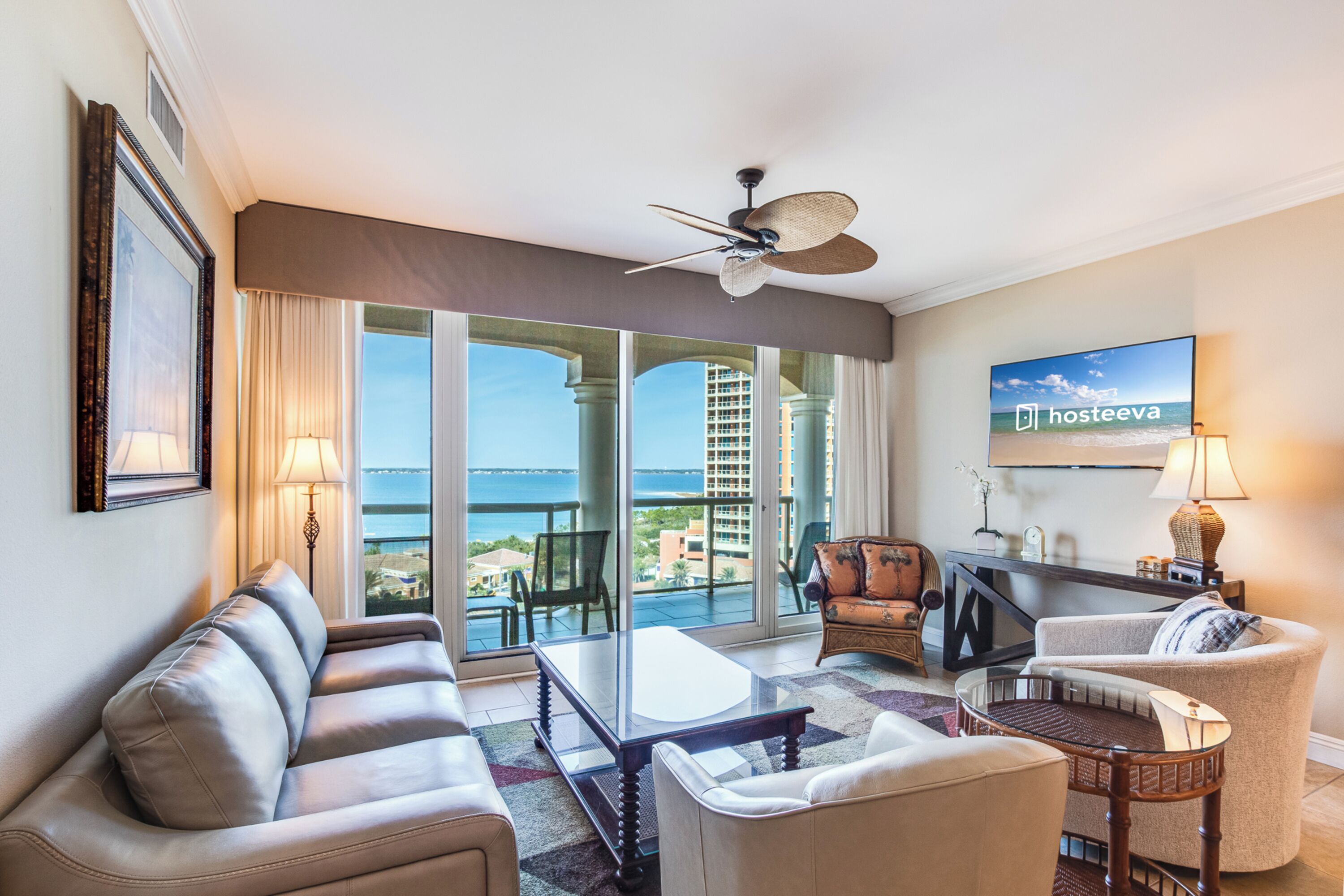 Classic Condo, 2 Bedrooms, Balcony, Bay View | Living room | 0-inch flat-screen TV with cable channels, TV