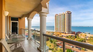 LĂ€genhet Classic - 2 sovrum - balkong - utsikt mot havsviken | Balkongutsikt