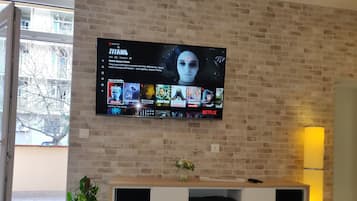 Flachbildfernseher, iPad, Netflix, DVD-Player