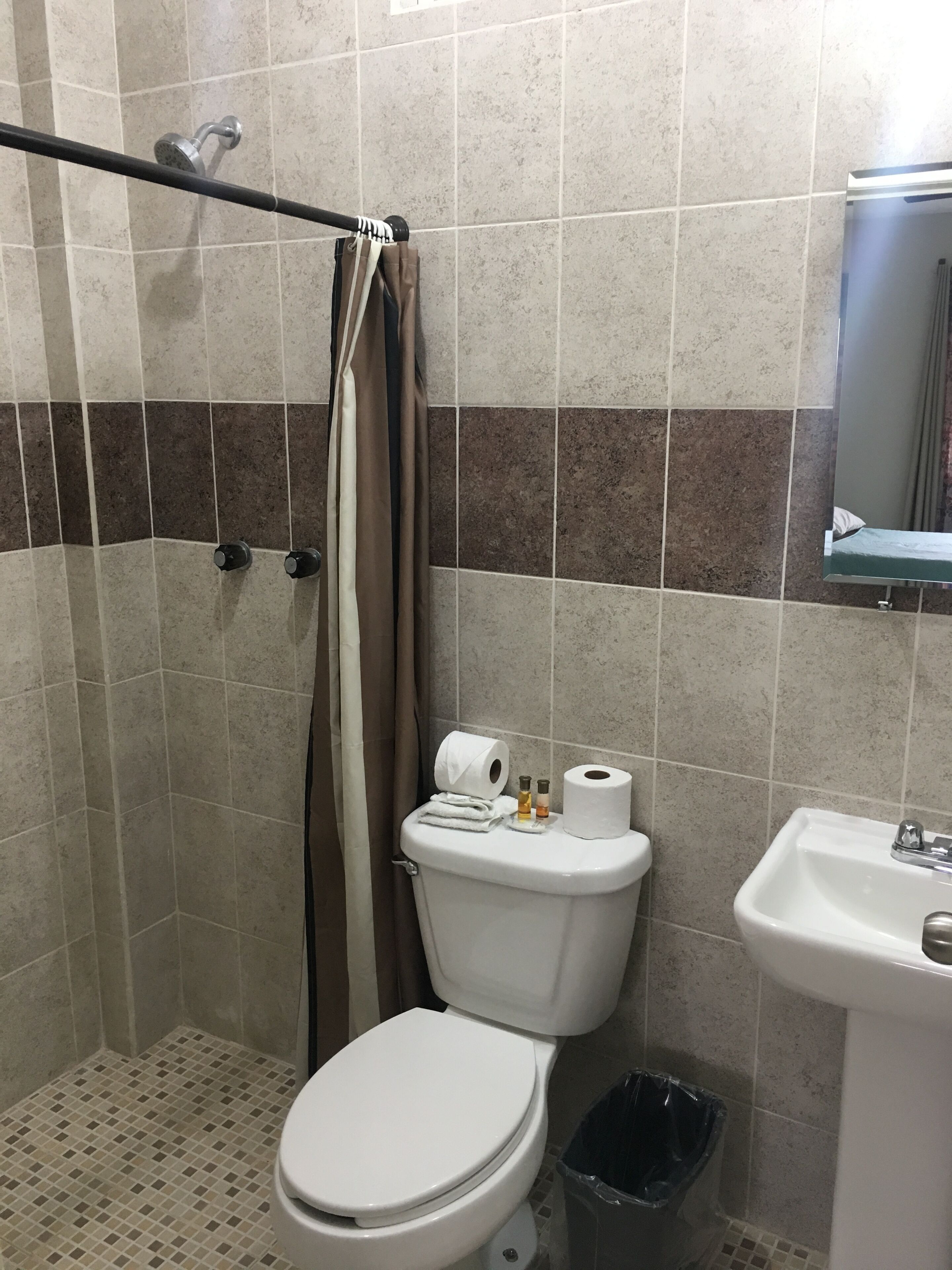 double room (room 9) | bathroom | shower, designer toiletries, towels, soap