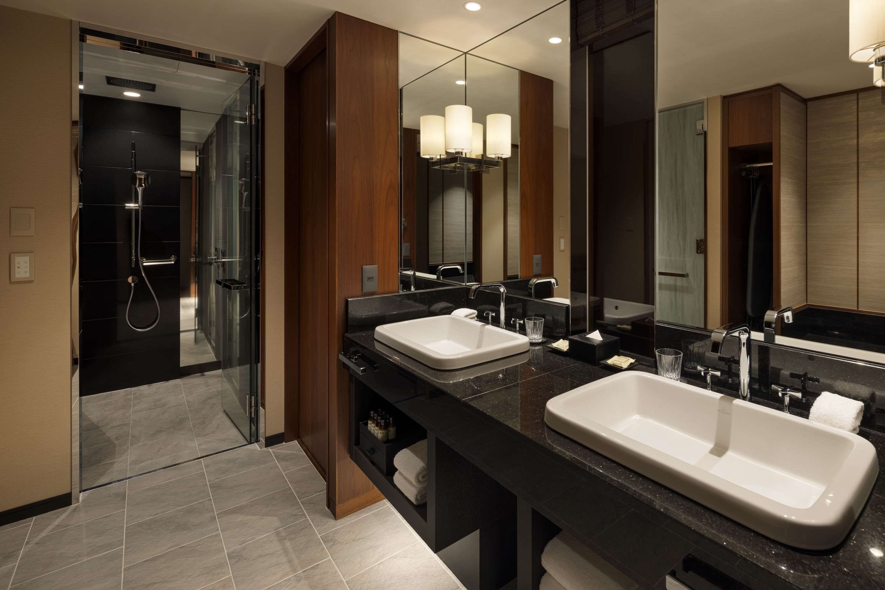 free toiletries, hair dryer, bathrobes, slippers