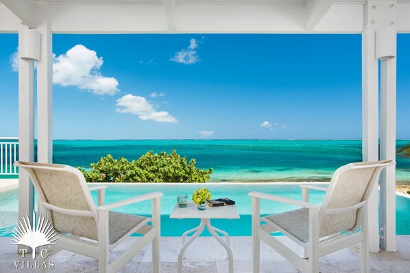 Pool - TC Villas -Beach Villa Sandstone -Facing Smith's Reef! (Providenciales)