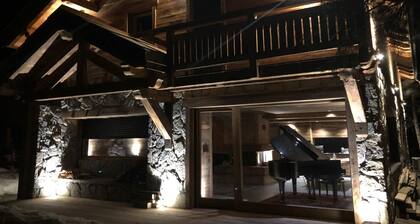 Chalet lähellä rinteitä, wellness-alue