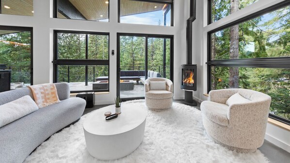 TV, fireplace, Netflix, Hulu