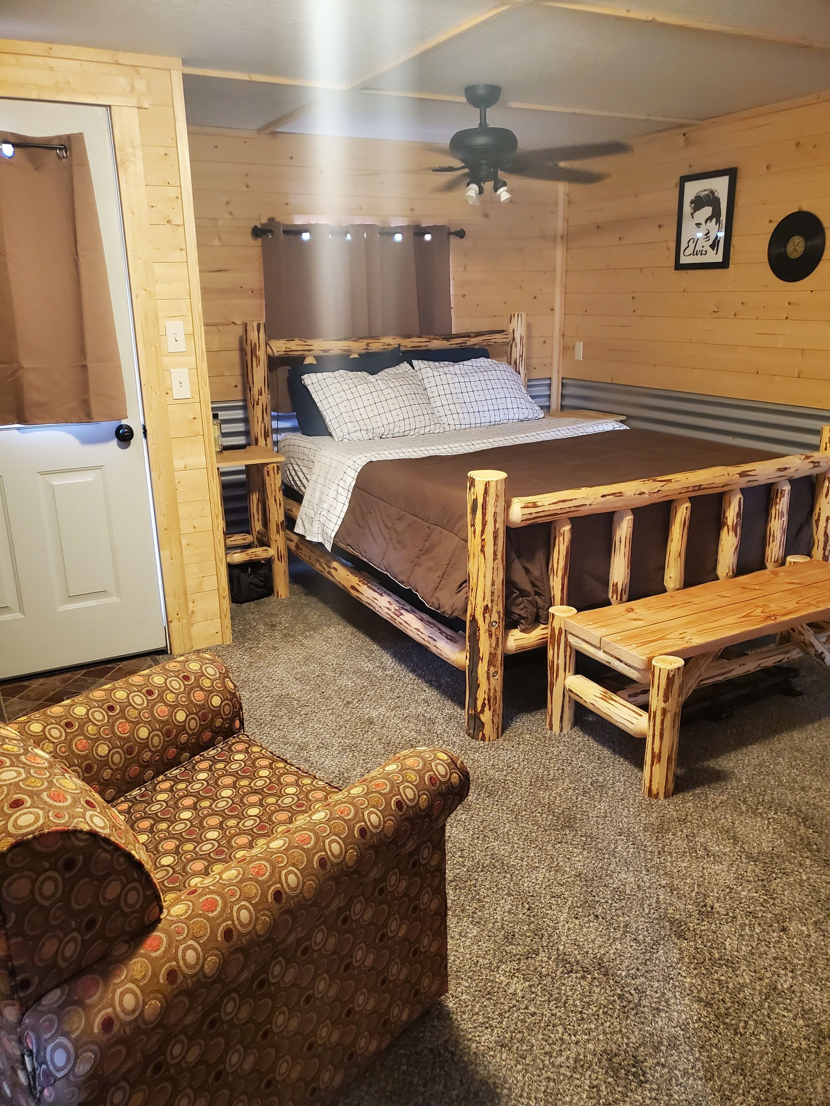 Premium Cabin | Memory foam beds, individually furnished, laptop workspace