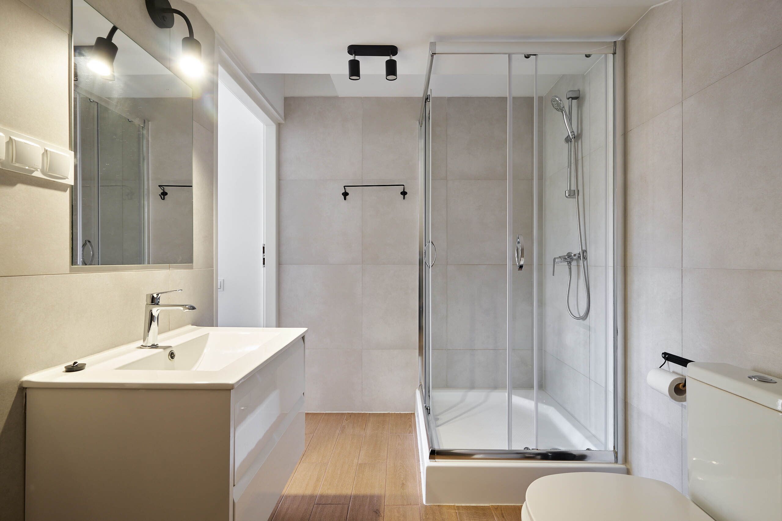 Studio, vue montagne | Salle de bain
