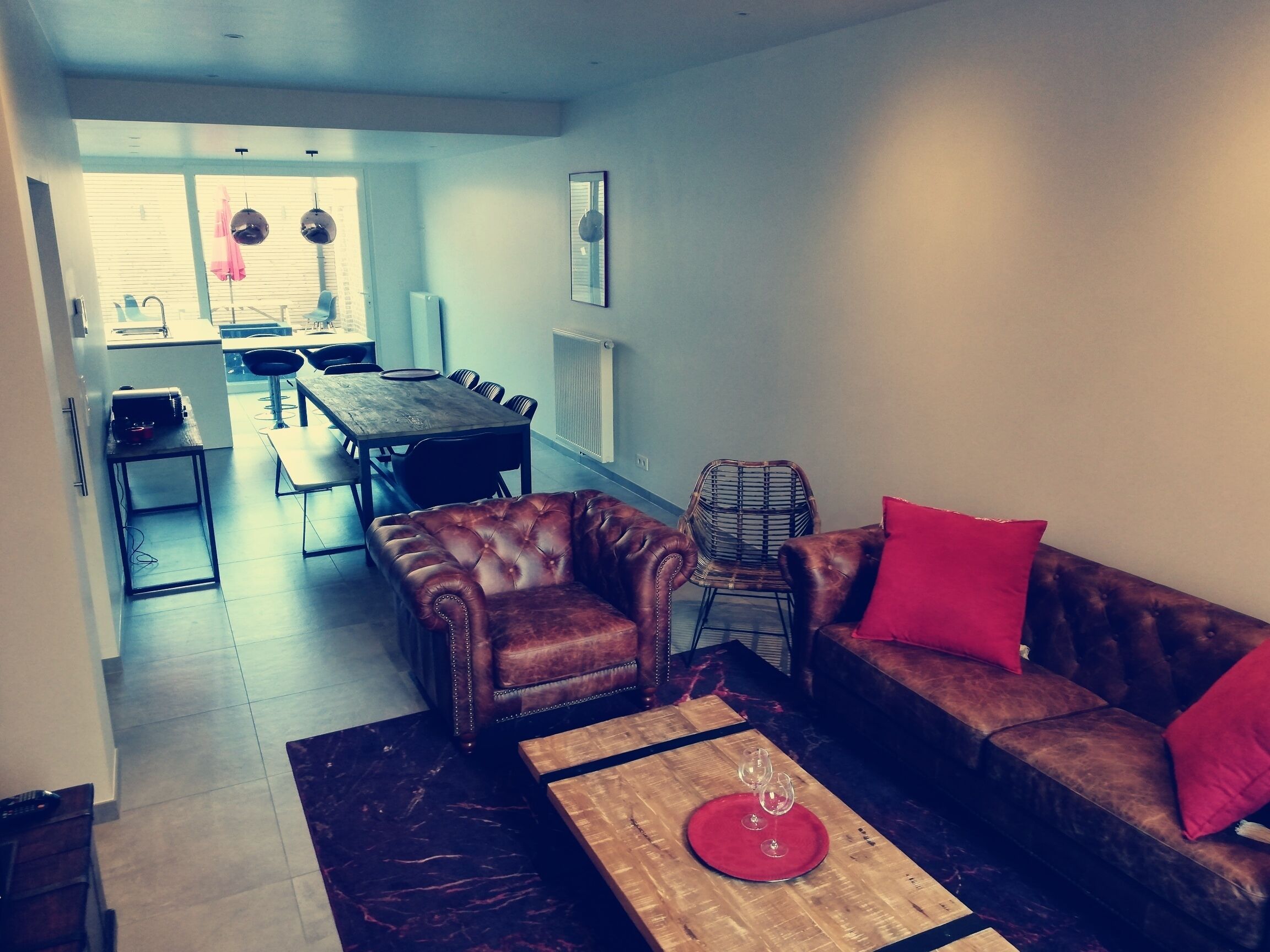 Deluxe House | Living area | Flat-screen TV