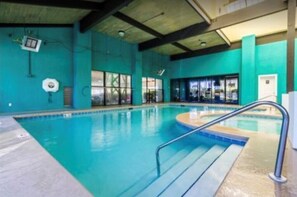 Indoor pool, outdoor pool