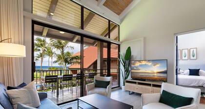 NEW! Modern Oceanfront Remodel ☀ Top Floor, Amazing Ocean Views ☀ Luana Kai B314