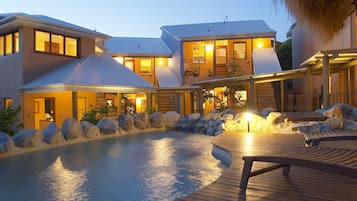 Front of property - evening/night