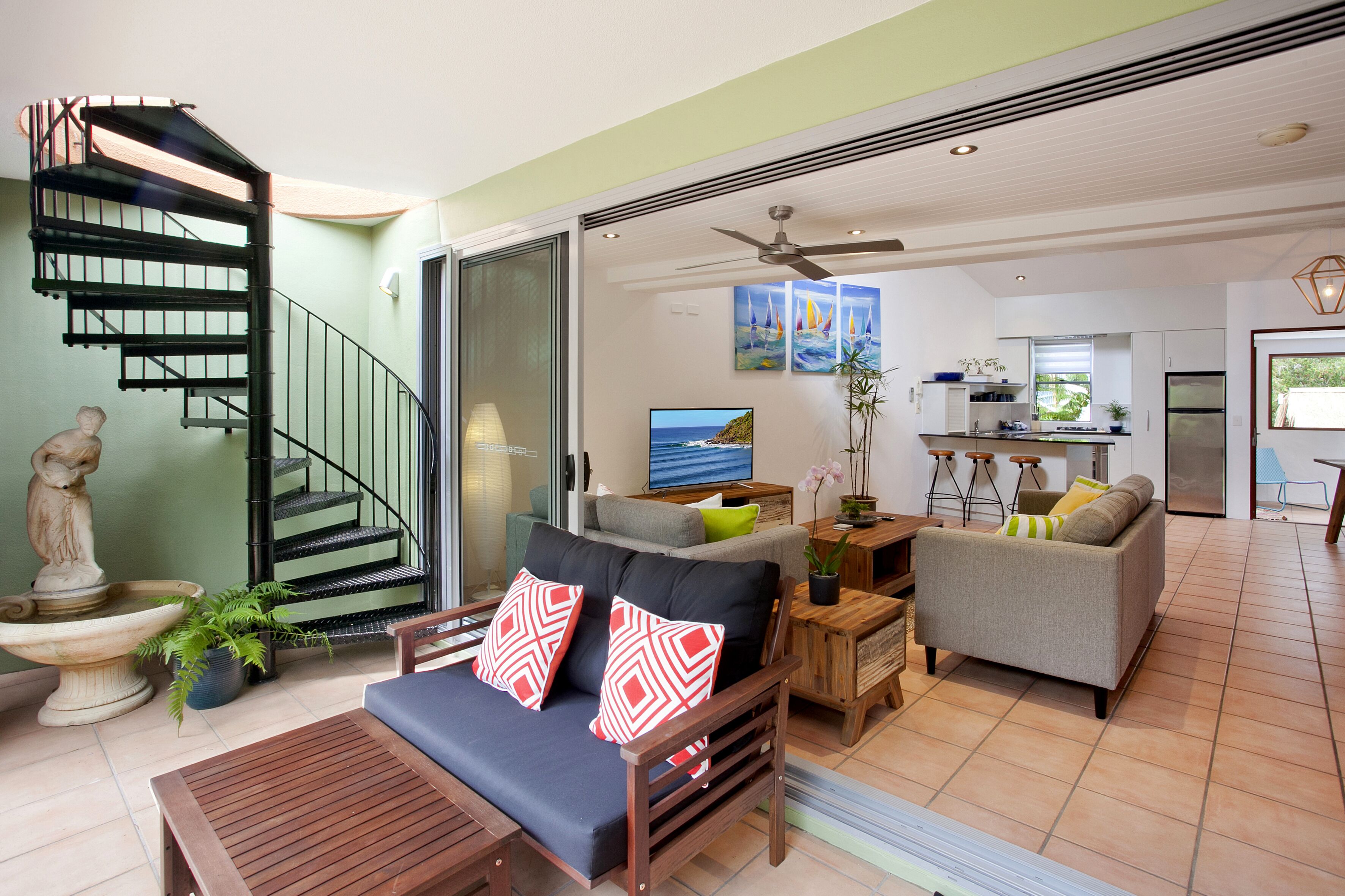 One Bedroom Rooftop Terrace with Spa | Balcony