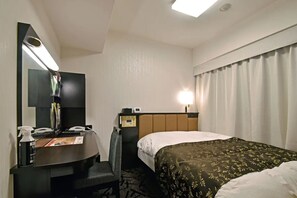 Free WiFi, bed sheets - APA Hotel Tsukuba-Bampakukinenkoen-Ekimae (Tsukuba)