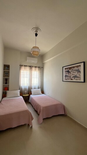2 bedrooms, iron/ironing board, travel crib, free WiFi