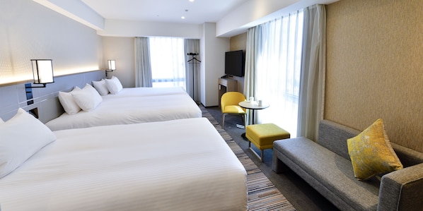 In-room safe, desk, blackout curtains, iron/ironing board