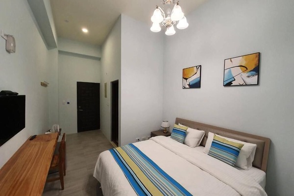 Habitación doble (A101) | Escritorio, sistema de insonorización, wifi gratis