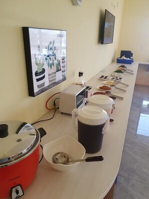 Free daily local cuisine breakfast