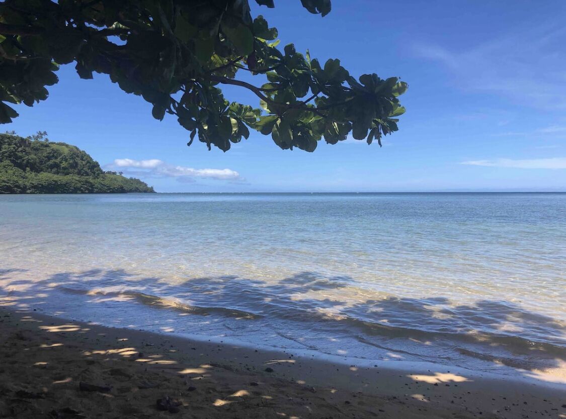 Vlak bij het strand, ligstoelen, strandlakens