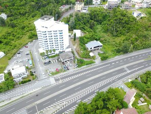 Aerial view - City 1500 SF 2BR condom 3F sea view (Ishigaki)