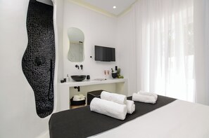 2 bedrooms, travel cot, free WiFi, bed sheets - Two Bedroom Apartment, Diadema Apartments Naxos (Naxos)