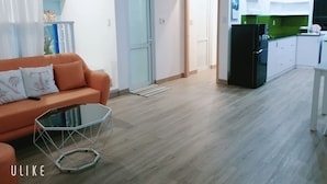 Panorama-lejlighed - 2 soveværelser - ikke-ryger - strandudsigt | 2 soveværelser, lydisolering, gratis Wi-Fi, individuel indretning