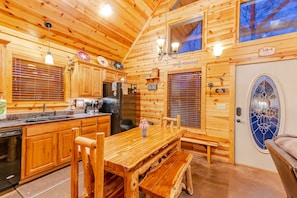 Oven, stovetop, dishwasher, toaster