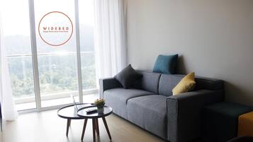 Executive Apartment, 2 Bedrooms | Living area | LED TV