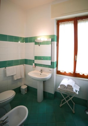 Ensemble douche/baignoire, sĂšche-cheveux, serviettes fournies