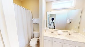 Shower, towels