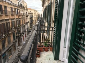 Uitzicht vanaf balkon