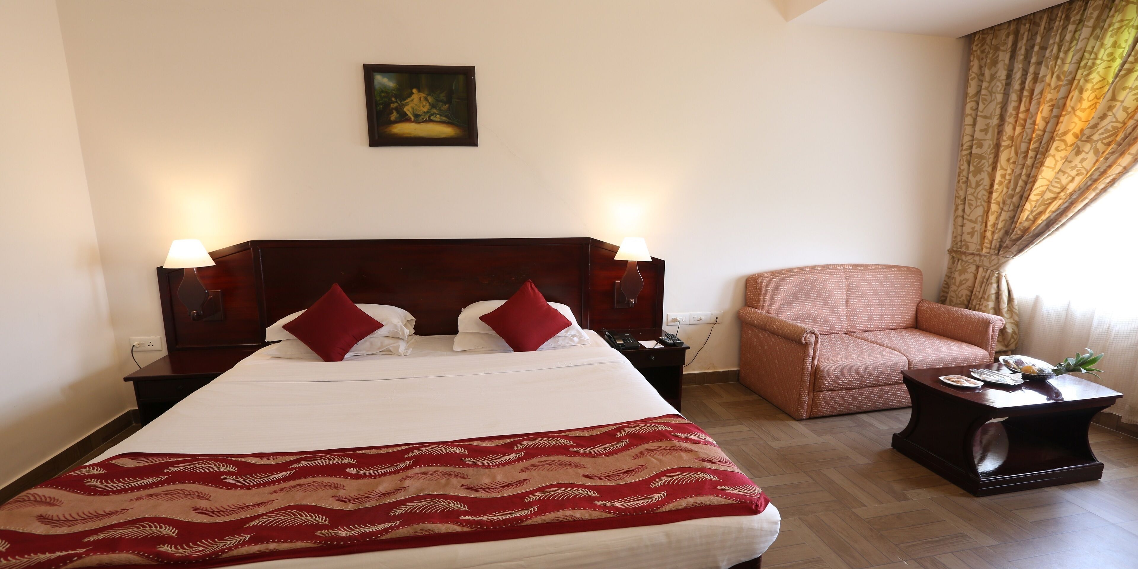 Desk, rollaway beds