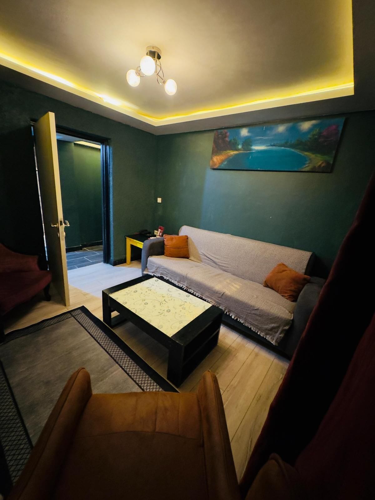 Economy-Apartment | Bettwäsche aus ägyptischer Baumwolle, hochwertige Bettwaren, Zimmersafe