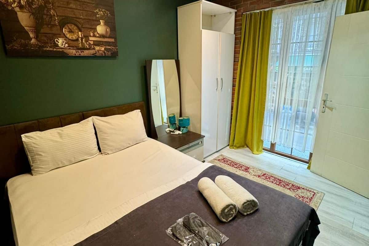 Familienapartment | Bettwäsche aus ägyptischer Baumwolle, hochwertige Bettwaren, Zimmersafe