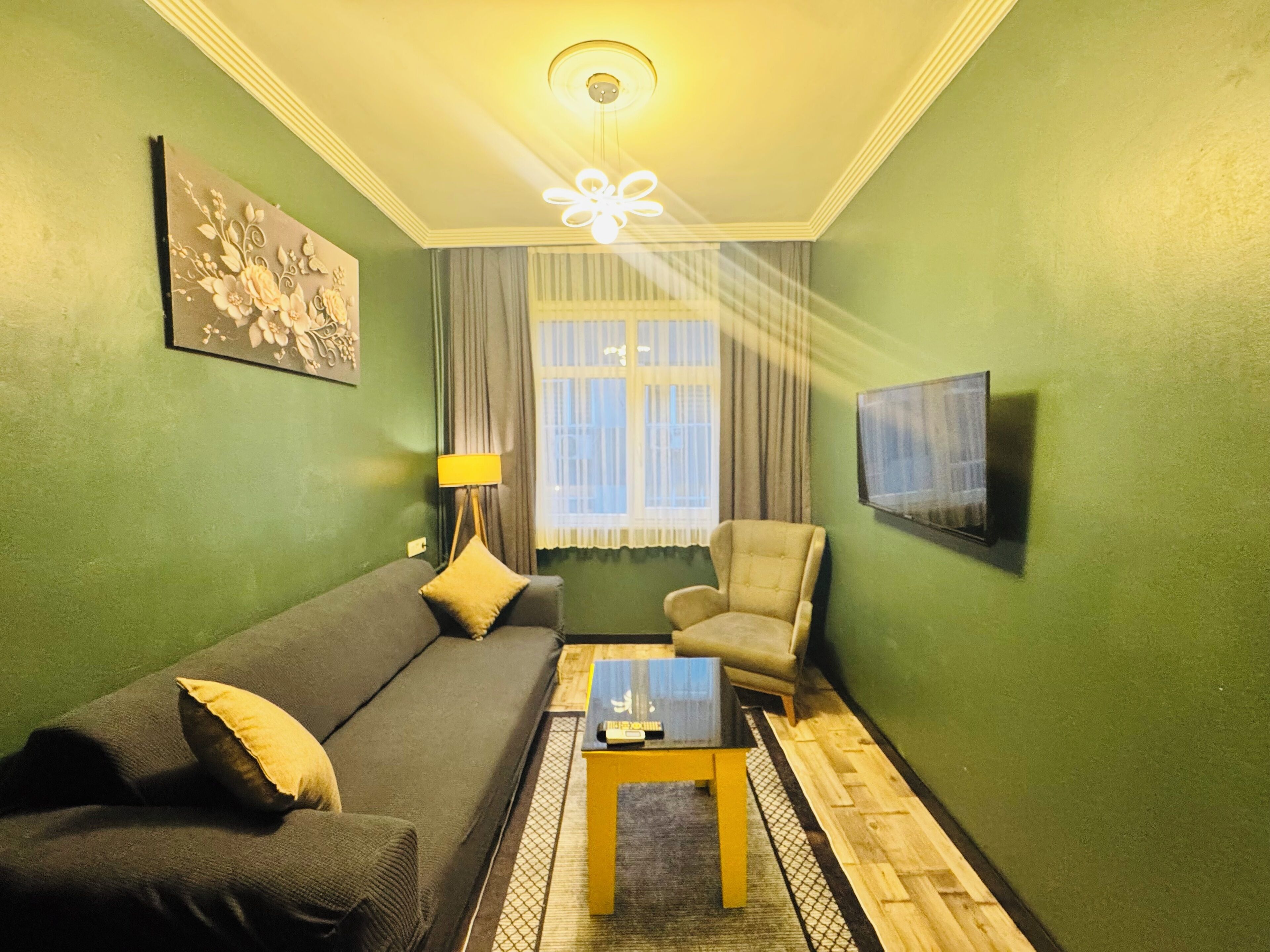 Comfort Apartment | Egyptian cotton sheets, premium bedding, down comforters, in-room safe