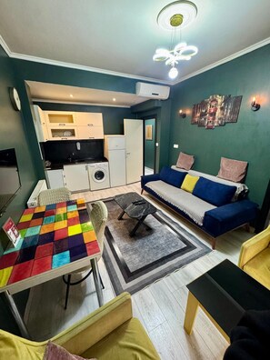 Family Apartment | Living area | LCD TV - Imza Suite (Istanbul)