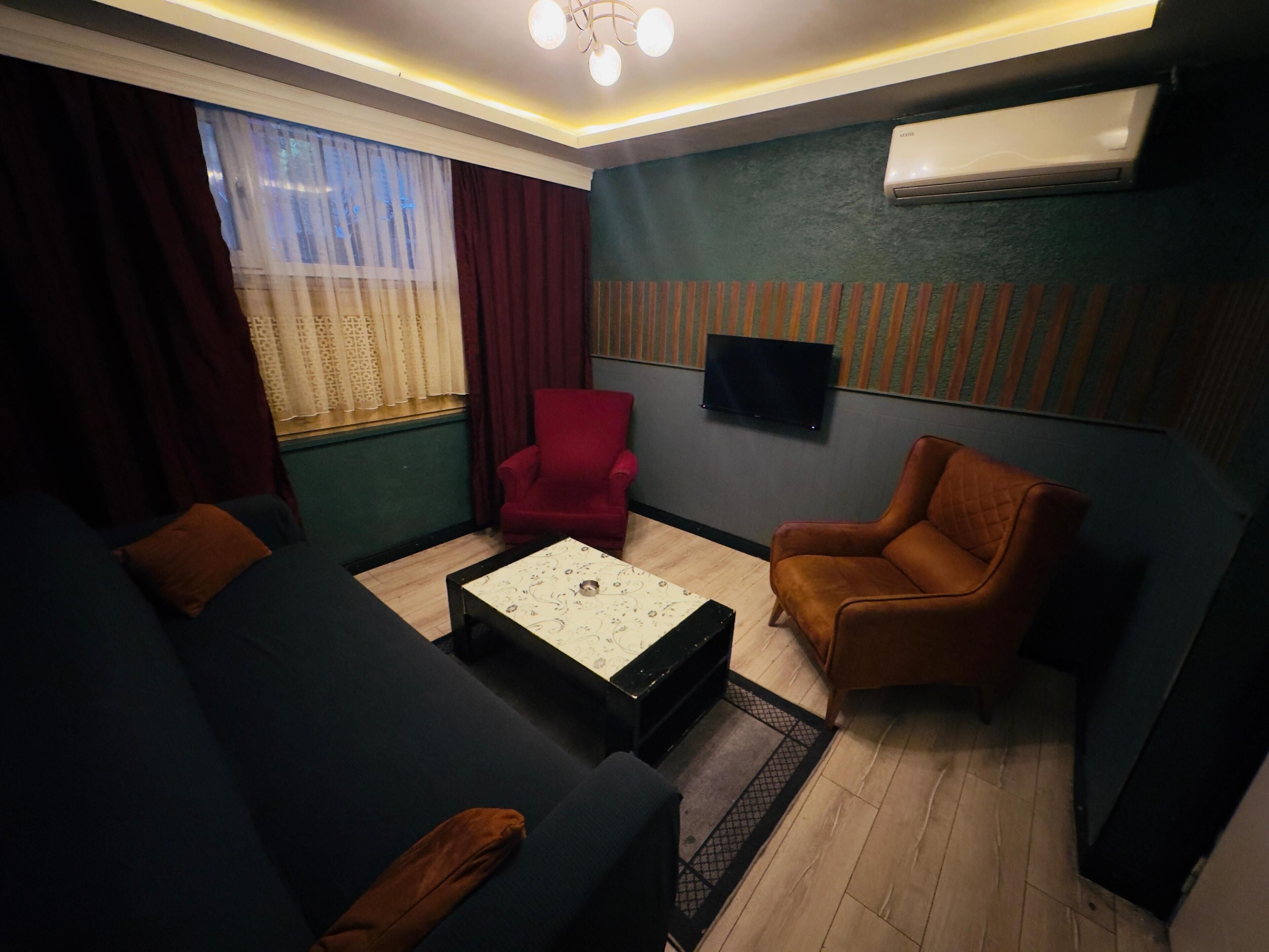 Economy Apartment | Egyptian cotton sheets, premium bedding, down comforters, in-room safe