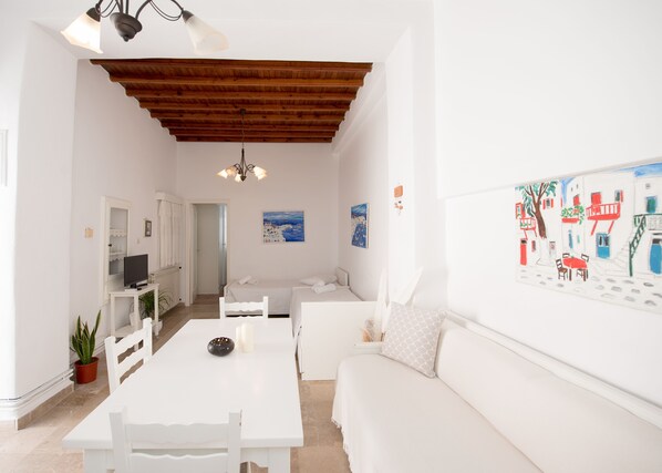 Smart TV - Sea View Apartment in the heart of Mykonos Town (Mikonos)