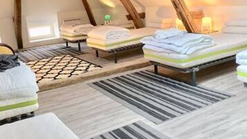 Premium bedding, individually decorated, individually furnished, desk