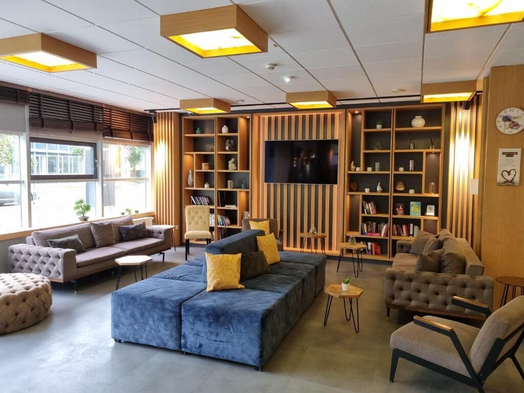 43-inch LED TV with satellite channels, TV, first-run movies