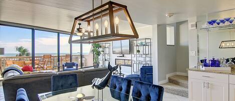 Télévision, table de tennis de table