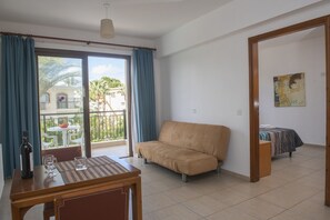 아파트, 침실 1개 | 거실 공간 | TV