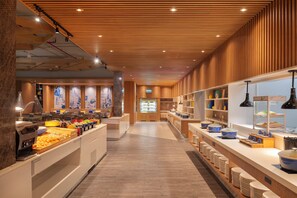 Der serveres morgenmad, frokost og aftensmad