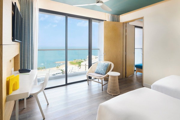 Deluxe Room, 2 Bedrooms, Connecting Rooms | In-room safe, desk, laptop workspace, blackout curtains