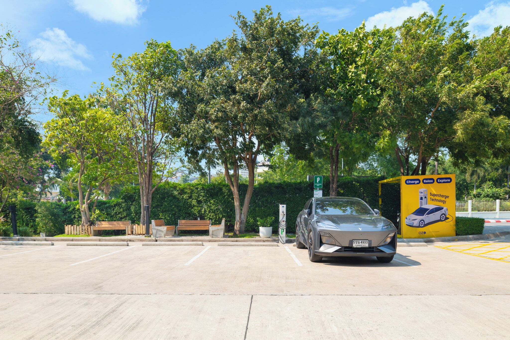 electric vehicle-charging station
