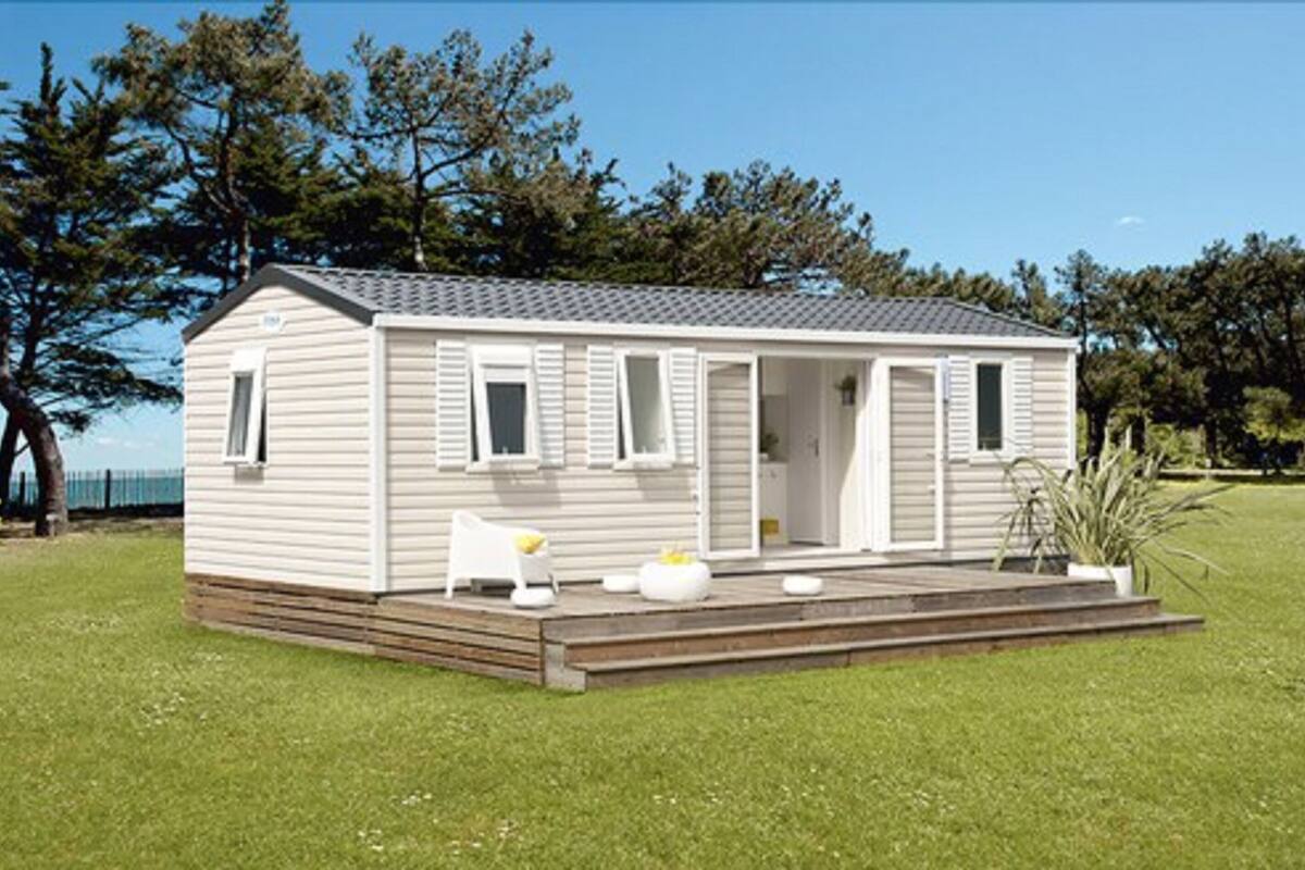 Mobile Unterkunft, 3 Schlafzimmer | Terrasse/Patio