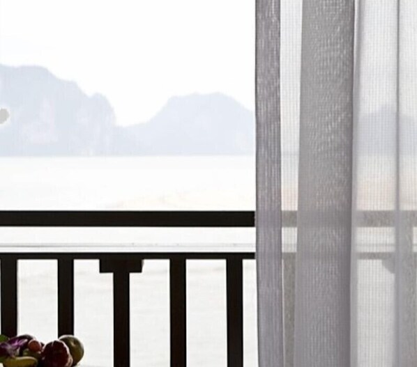 Blick von der Unterkunft