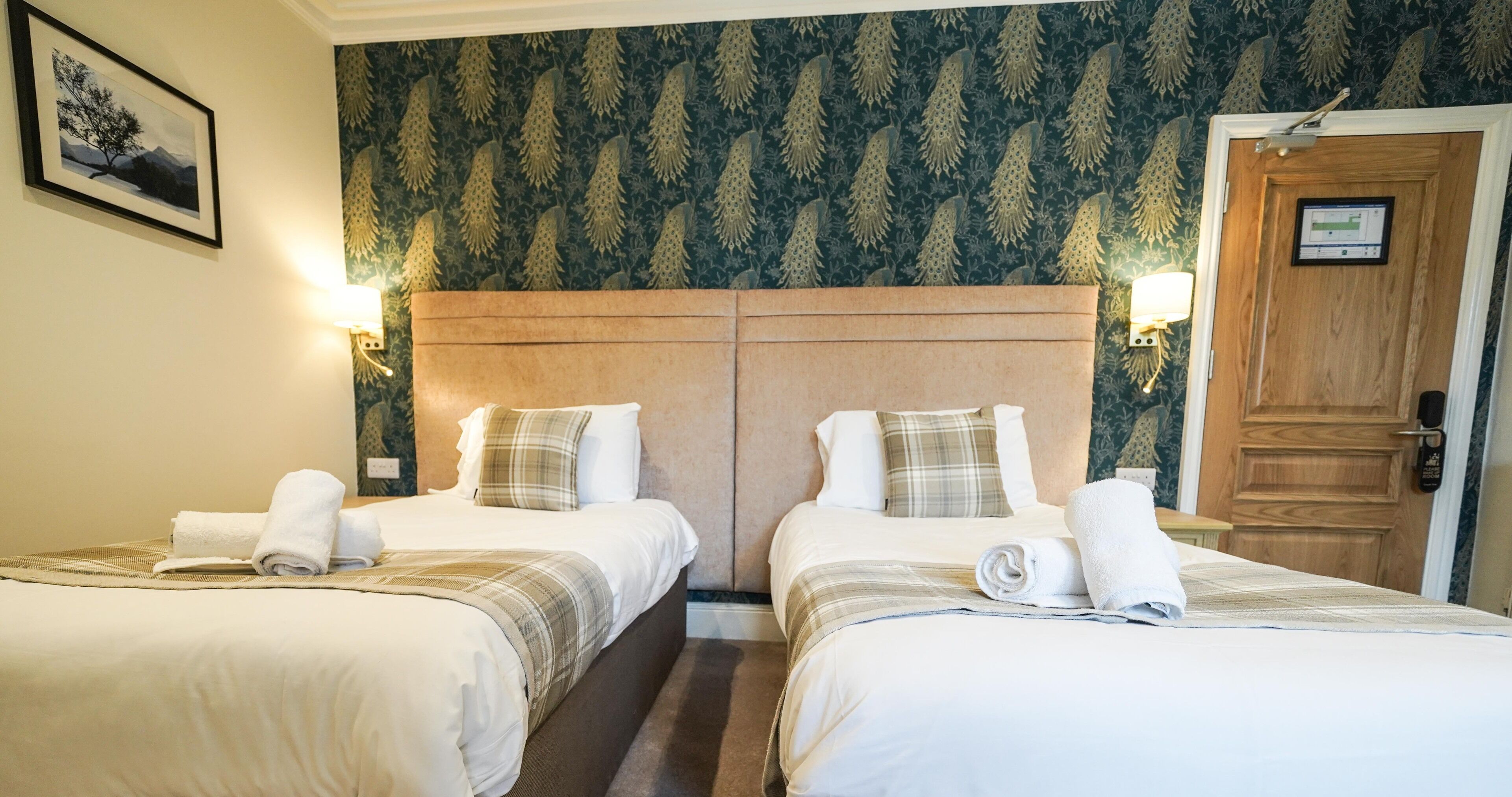 premium bedding, individually decorated, individually furnished, desk