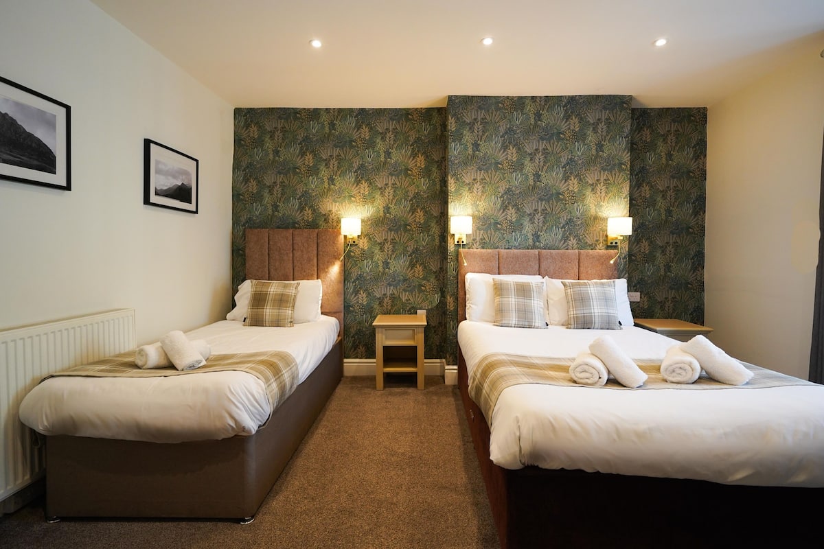 premium bedding, individually decorated, individually furnished, desk