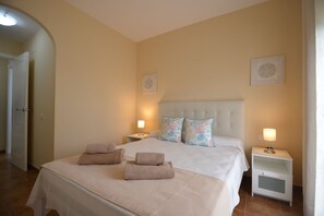 2 間睡房、埃及棉床單、熨斗/熨衫板、免費 Wi-Fi