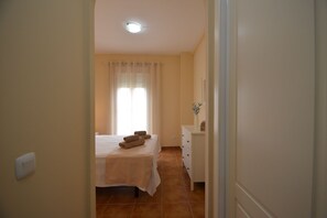 2 habitaciones y sábanas de algodón egipcio