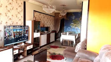 Smart TV, books, music library, video library